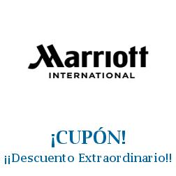 Logo de la tienda Marriott Hotels and Resorts con cupones de descuento