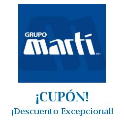 Logo de la tienda Marti con cupones de descuento