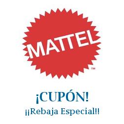 Logo de la tienda Mattel con cupones de descuento