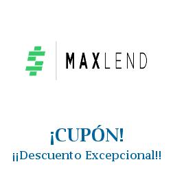 Logo de la tienda MaxLend con cupones de descuento