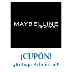 Logo de la tienda Maybelline con cupones de descuento