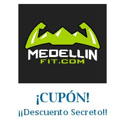 Logo de la tienda Medellinfit con cupones de descuento