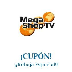 Logo de la tienda Mega Shop tv con cupones de descuento