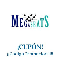 Logo de la tienda MEGAseats con cupones de descuento