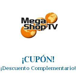 Logo de la tienda MegaShop TV con cupones de descuento