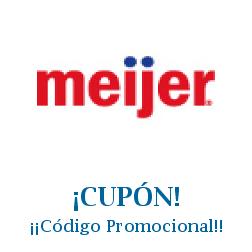 Logo de la tienda Meijer con cupones de descuento