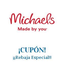 Logo de la tienda Michaels con cupones de descuento