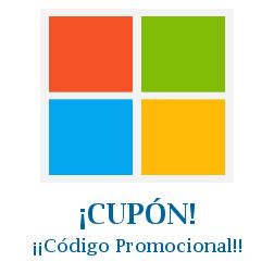 Logo de la tienda Microsoft con cupones de descuento