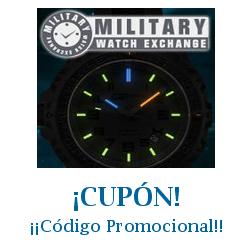 Logo de la tienda Military Watch Exchange con cupones de descuento