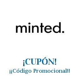 Logo de la tienda Minted con cupones de descuento