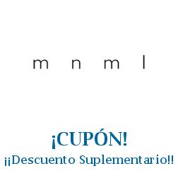 Logo de la tienda mnml con cupones de descuento