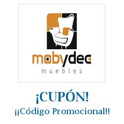 Logo de la tienda Mobydec con cupones de descuento