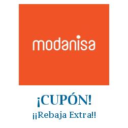 Logo de la tienda Modanisa con cupones de descuento