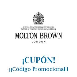 Logo de la tienda Molton Brown con cupones de descuento