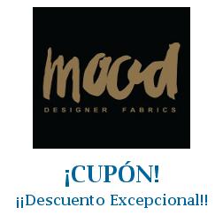 Logo de la tienda Mood Fabrics con cupones de descuento
