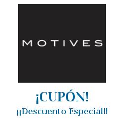 Logo de la tienda Motives Cosmetics con cupones de descuento