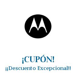 Logo de la tienda Motorola con cupones de descuento