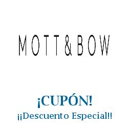 Logo de la tienda Mott and Bow con cupones de descuento