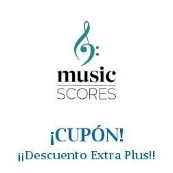 Logo de la tienda Music Scores con cupones de descuento