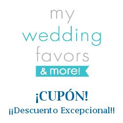 Logo de la tienda My Wedding Favors con cupones de descuento