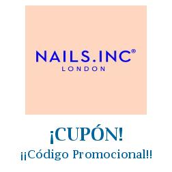 Logo de la tienda Nails Inc con cupones de descuento