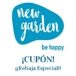 Logo de la tienda New Garden con cupones de descuento