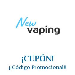 Logo de la tienda NewVaping con cupones de descuento