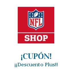 Logo de la tienda NFL Shop con cupones de descuento