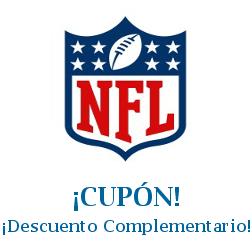 Logo de la tienda NFL con cupones de descuento