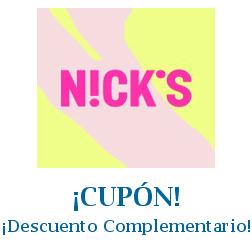 Logo de la tienda Nicks con cupones de descuento