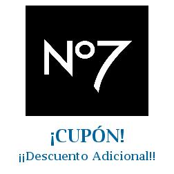 Logo de la tienda No7 Beauty con cupones de descuento