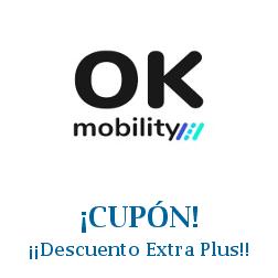 Logo de la tienda OK Mobility con cupones de descuento