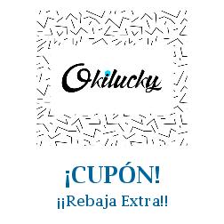 Logo de la tienda Okilucky con cupones de descuento