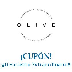 Logo de la tienda Olive Clothing con cupones de descuento