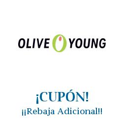 Logo de la tienda Olive Young con cupones de descuento