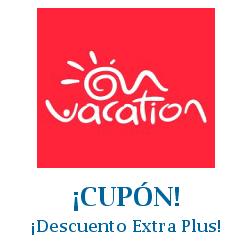 Logo de la tienda On Vacation con cupones de descuento