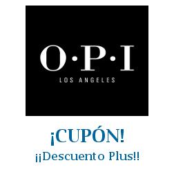 Logo de la tienda OPI con cupones de descuento