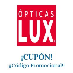 Logo de la tienda Opticas Lux con cupones de descuento