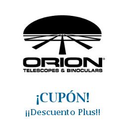 Logo de la tienda OrionTelescopes con cupones de descuento