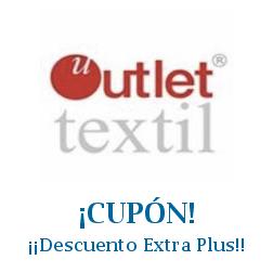 Logo de la tienda Outlet textil con cupones de descuento