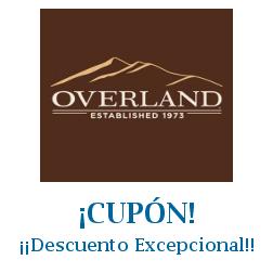 Logo de la tienda Overland con cupones de descuento