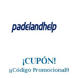 Logo de la tienda Padel and Help con cupones de descuento