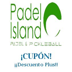 Logo de la tienda Padel Island con cupones de descuento