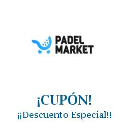 Logo de la tienda Padel Market con cupones de descuento