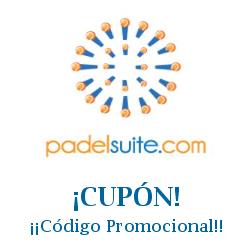 Logo de la tienda Padelsuite con cupones de descuento