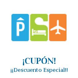 Logo de la tienda ParkSleepFly con cupones de descuento