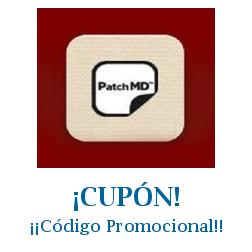 Logo de la tienda PatchMD con cupones de descuento