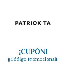 Logo de la tienda Patrick Ta con cupones de descuento