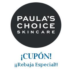 Logo de la tienda Paulas Choice con cupones de descuento