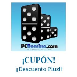 Logo de la tienda PC Domino con cupones de descuento